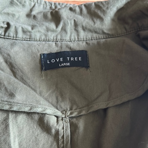 Love Tree Green Utility Jacket - Picture 6 of 7
